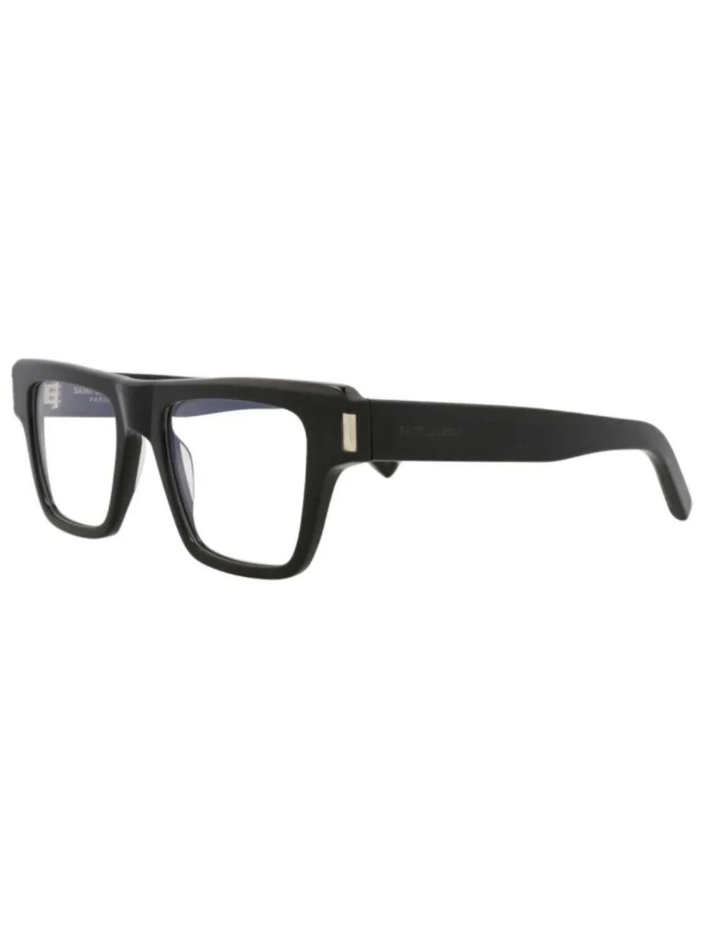 New Saint Laurent Women's Eyeglasses Square Rectangle Acetate Frame Mens Black